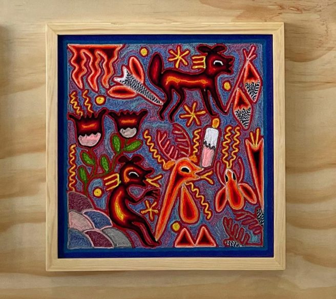 Huichol wall accent